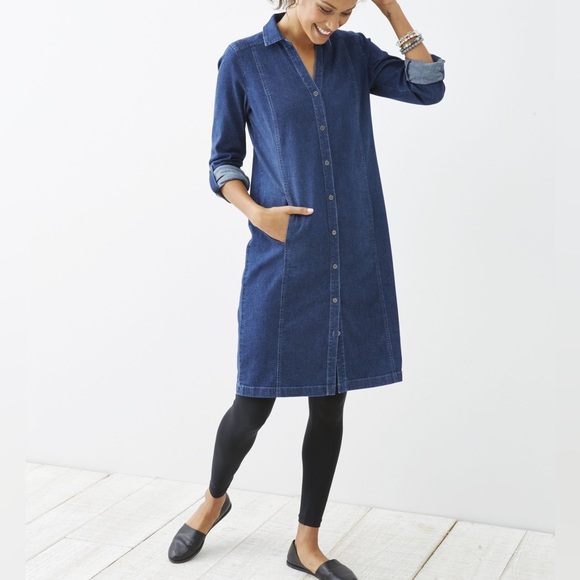 J. Jill Dresses Jjill Denim Dress Poshmark